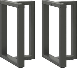 vidaXL - Eettafelpoten - 2 - st - T-vormig - 60x35x(72-73) - cm - staal - antraciet