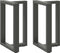 vidaXL - Eettafelpoten - 2 - st - T-vormig - 60x35x(72-73) - cm - staal - antraciet