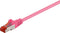 Nedis CAT6 Netwerkkabel - RJ45 Male - RJ45 Male - S/FTP - 5.00 m - Rond - LSZH - Roze - Polybag