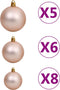 vidaXL - Kunstkerstboom - met - verlichting - en - kerstballen - 120 - cm - groen