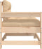 vidaXL - Tuinstoelen - 2 - st - met - kussens - massief - grenenhout
