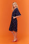 Loulou Polka Navy Jurk - maat 40