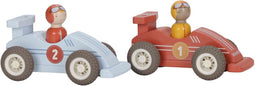 Little Dutch LD2526 - Pullback Raceauto's - 2 stuks (set van 2)