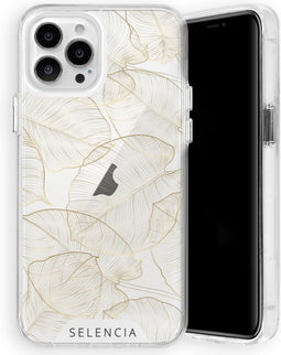 Selencia Hoesje Geschikt voor iPhone 13 Pro Max Hoesje - Selencia Zarya Fashion Extra Beschermende Backcover - goud
