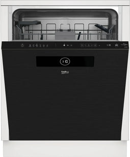 BEKO BDDN36420D - Onderbouw vaatwasser - Roestvrijstaal - Zwart
