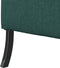 vidaXL - Hoge - Rug - Bank - Donkergroen - 109x56x121 - cm - Stof