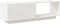 vidaXL - Tv-meubel - 110x30x33,5 - cm - massief - grenenhout - wit
