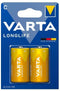 Varta 04114 101 422 - Alkaline Batterij - C/LR14 1.5V Longlife - Geel (2-pack)