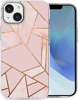 imoshion Hoesje Geschikt voor iPhone 14 Hoesje Siliconen - imoshion Design hoesje - Roze / Pink Graphic