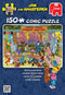Jan van Haasteren - Puzzel 150 stukjes - De kermis touwtje trekken (2023)