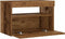 vidaXL - Nachtkastje - met - LED - 60x35x40 - cm - bewerkt - hout - oud - hout