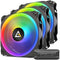 Antec Prizm X 120 ARGB - Ventilator 120mm - ARGB 3 stuks (3 stuks)