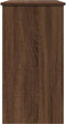 vidaXL - Bureau - 80x40x75 - cm - bewerkt - hout - bruin - eikenkleur