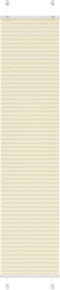 vidaXL - Plissé - rolgordijn - 40x200 - cm - stofbreedte - 39,4 - cm - polyester - crème