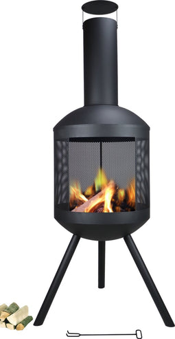 Sens-Line - Obelix firepit - Zwart - Tuinhaard