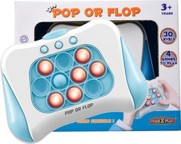 Pop or Flop Gameconsole - Draagbaar - 4 spellen - Blauw