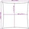 vidaXL - Zonnezeil - 5x5 - m - 100% - polyester - oxford - lichtgrijs