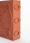 Zuiver Graphic Vaas Plat Terracotta