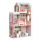 Poppenhuis - 61x30x106 cm - hout - met meubels