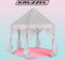 Kruzzel Grote Kindertent Grijs/Roze met Sterrenmotief