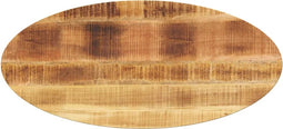 vidaXL - Tafelblad - ovaal - 90x40x3,8 - cm - massief - mangohout