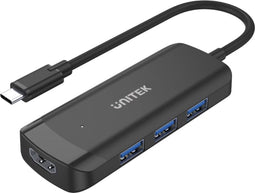 Unitek USB-C 3xUSB-A 3.1, HDMI 4K@30Hz