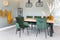 Furntastik Lomellina Eetkamerstoel, Vintage Velvet, groen