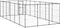 vidaXL - Hondenkennel - 36,3 - m² - gegalvaniseerd - staal