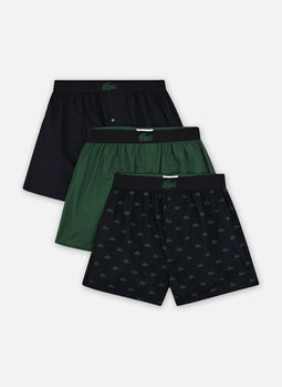 Lacoste Lange Onderbroek - XXL - Comfortabele Pasvorm - Zwart/Groen