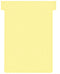 Nobo - T-planbordkaarten index 3, ft 120 x 92 mm, geel