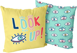 Kussenhoes HappyFriday Aware Look up Multicolour 50 x 50 cm 2 Onderdelen