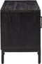 vidaXL - Tv-meubel - 110x35x48 - cm - massief - grenenhout - zwart