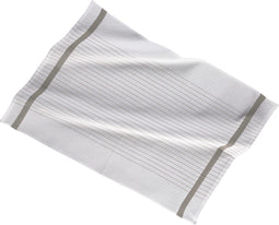 Stripe White - Keukenhanddoek 50x70cm - Set van 3 - Taupe (3 stuks)