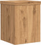 vidaXL - Plantenstandaards - 2 - st - 15x15x20 - cm - hout - artisanaal - eiken