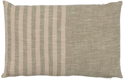 Kussen Katoen Linnen Grijs 60 x 40 cm