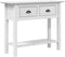 vidaXL - Wandtafel - BODO - 91x35x74 - cm - massief - grenenhout - wit