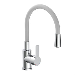 EISL FLEXO Keukenkraan - Mengkraan - Chroom-lichtgrijs