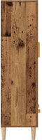 vidaXL - Hoge - kast - 70x31x115 - cm - bewerkt - hout - oud - houtkleurig