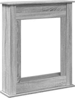 vidaXL - Haardombouw - 75x20x87,5 - cm - bewerkt - hout - grijs - sonoma - eikenkleur