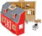 Melissa & Doug Houten draagbare uitklapbare stal - Speelset met speelfiguren (7 speeldieren, 28,5 cm H x 34 cm B x 12 cm L, geweldig cadeau voor meisjes en jongens - ideaal voor kinderen van 3, 4, 5 en 6 jaar)