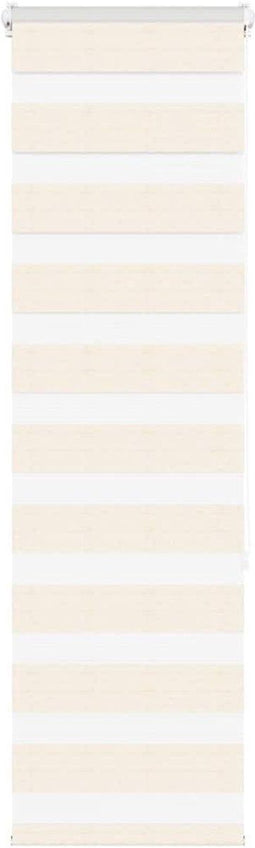 vidaXL - Zebra - Blind - 40x150 - cm - stofbreedte - 35,9 - cm - polyester - marmerbeige