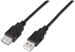 Aisens A101-0017 - Kabel - USB A naar USB A - 300 cm - Zwart