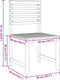 vidaXL - Ligbedden - Zonder - Armleuningen - - - Set - van - 2 - in - Massief - Acaciahout