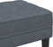 vidaXL - Ligbed - Donkergrijs - 113 - cm - Fluweel