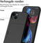 imoshion Hoesje Geschikt voor iPhone 15 Plus Hoesje - Ruimte voor 2 pasjes - imoshion Backcover met pasjeshouder - Zwart