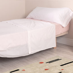 Happy Friday Sheet set 2 pieces Essential 160x270 cm (Single) Pink