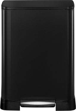 EKO Neo-Cube - Pedaalemmer 28+18L - RVS zwart - Soft-close - Vingerafdrukbestendig