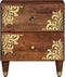 vidaXL - Nachtkastjes - 2 - stuks - 40x33,5x46 - cm - Massief - Mango - Hout