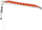 vidaXL - Luifel - uittrekbaar - 3x2,5 - m - stof - en - aluminium - oranje - en - bruin