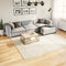 vidaXL - Vloerkleed - PAMPLONA - shaggy - hoogpolig - modern - 240x240 - cm - crème